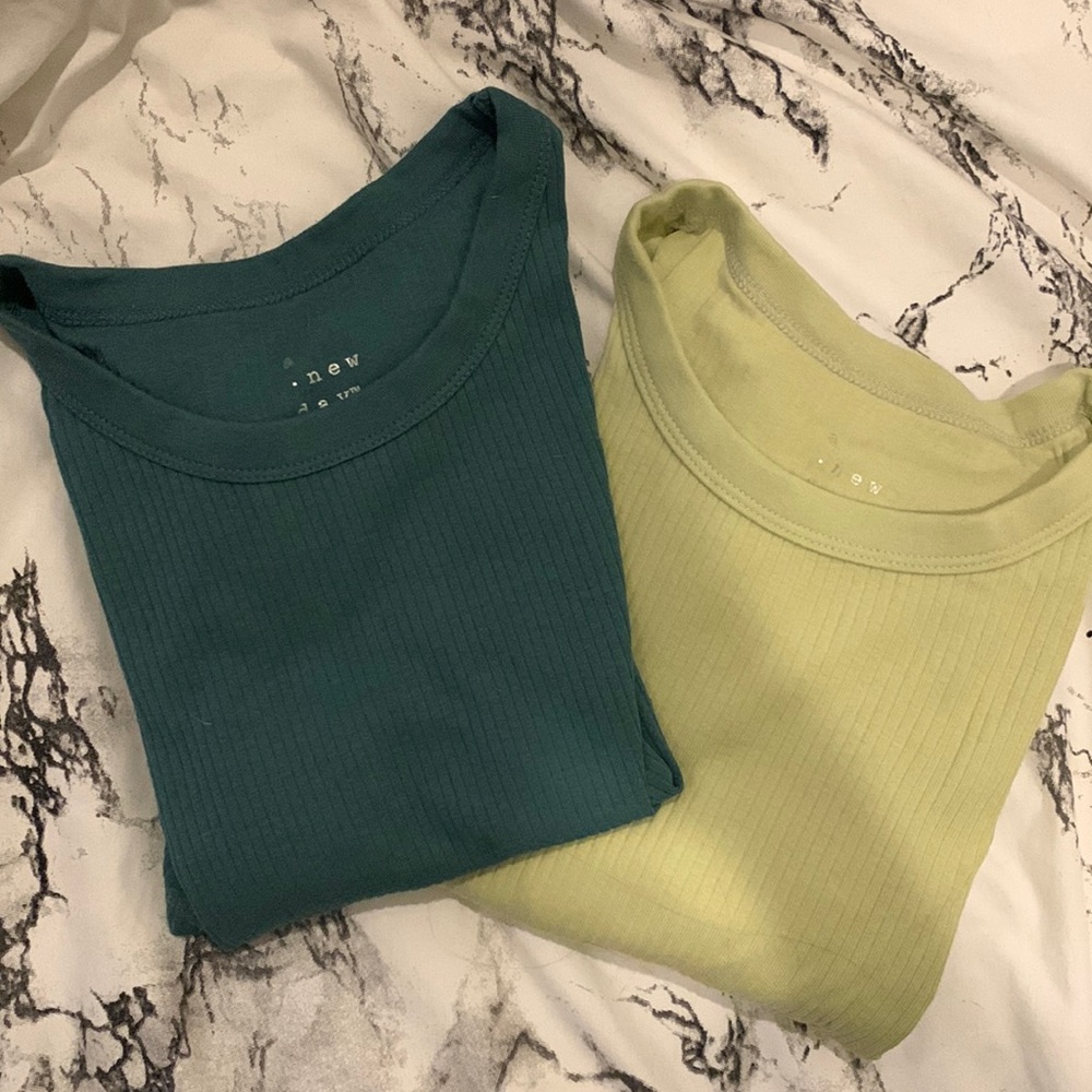 Basic Ribbed Fitted Tee